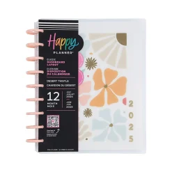 2024-2025 The Happy Planner Desert Thistle 7" x 9.25" Academic Weekly & Monthly Planner, Plastic Cover, Multicolor
