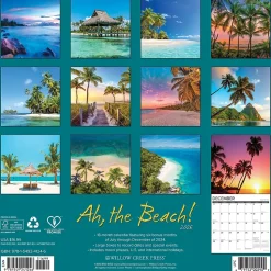2025 Willow Creek Ah,The Beach! 12" x 12" Monthly Wall Calendar (41246)