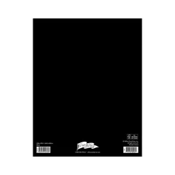 2024-2025 Willow Creek Basic Black 7.5" x 9.5" Academic Monthly Planner, Paper Cover, Black/Brown (47484)