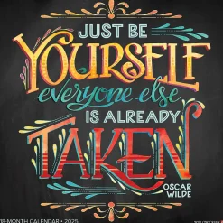 2025 Willow Creek Be Yourself 12" x 12" Yearly Wall Calendar (48146)