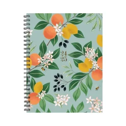 2024-2025 Willow Creek Botanical Fruit 6.5" x 8.5" Academic Weekly & Monthly Planner, Softcover, Multicolor (46227)