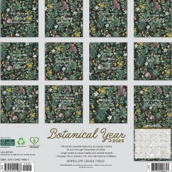 2025 Willow Creek Botanical Nature 12" x 12" Monthly Wall Calendar (41987)