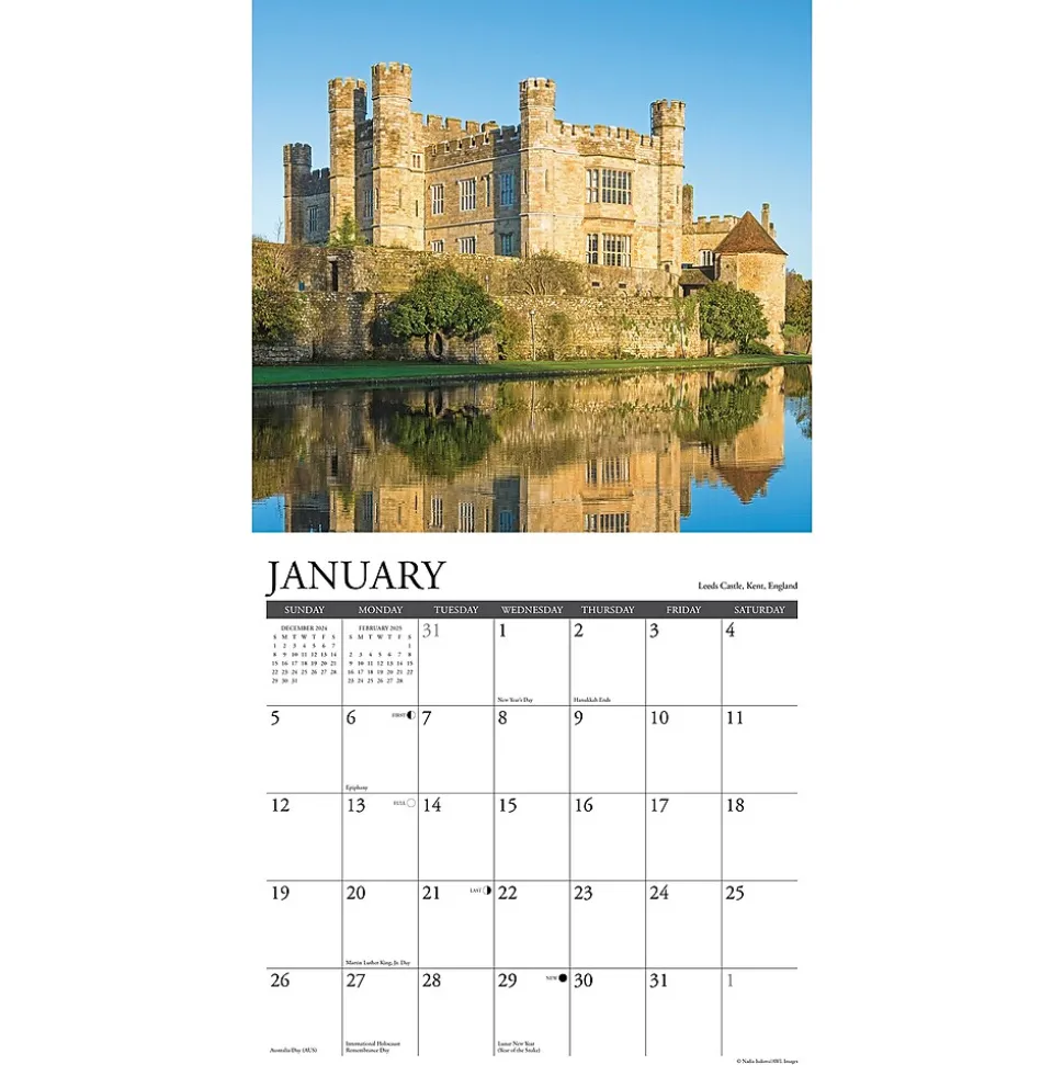 2025 Willow Creek Castles 12" x 12" Monthly Wall Calendar (42175)