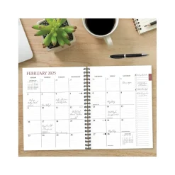 2024-2025 Willow Creek Celestial Magic 8.5" x 11" Academic Weekly & Monthly Planner, Paper Cover, Black/Gold (48139)