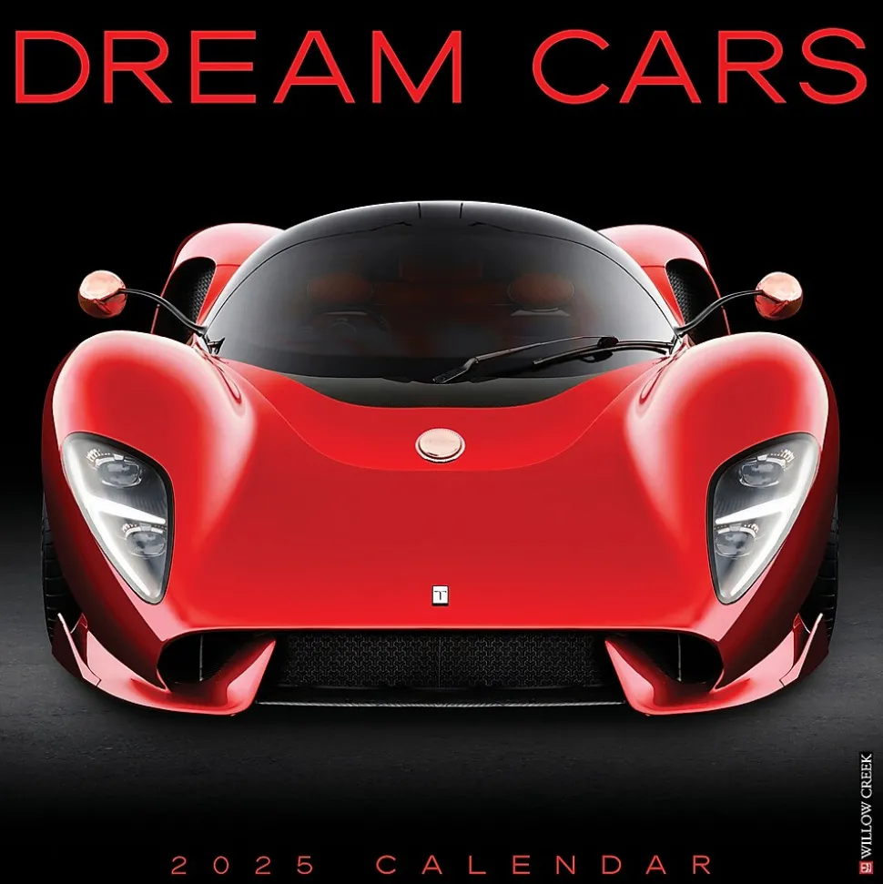 2025 Willow Creek Dream Cars 7" x 7" Yearly Wall Calendar (45831)