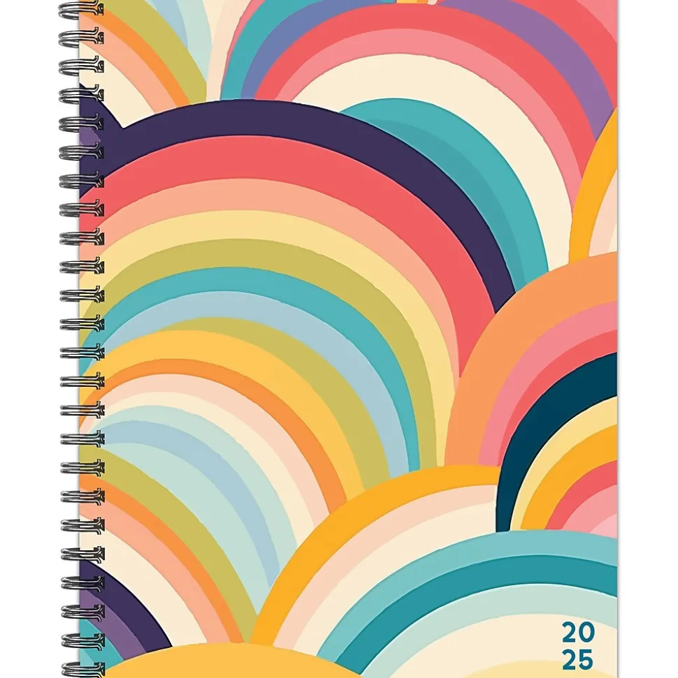 2025 Willow Creek Earthly Rainbow 6.5" x 8.5" Weekly & Monthly Planner (48849)