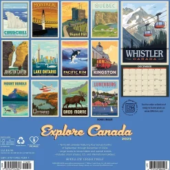 2025 Willow Creek Explore Canada 12" x 12" Monthly Wall Calendar (42847)