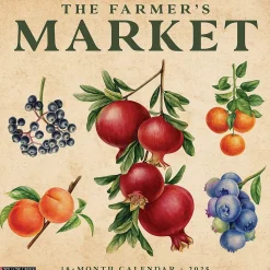 2025 Willow Creek Farmers Market 12" x 12" Monthly Wall Calendar (46388)
