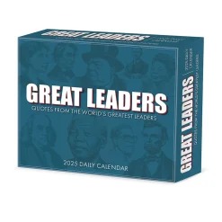 2025 Willow Creek Great Leaders, Greatest Quotes 6.2" x 5.4" Daily Calendar (46708)
