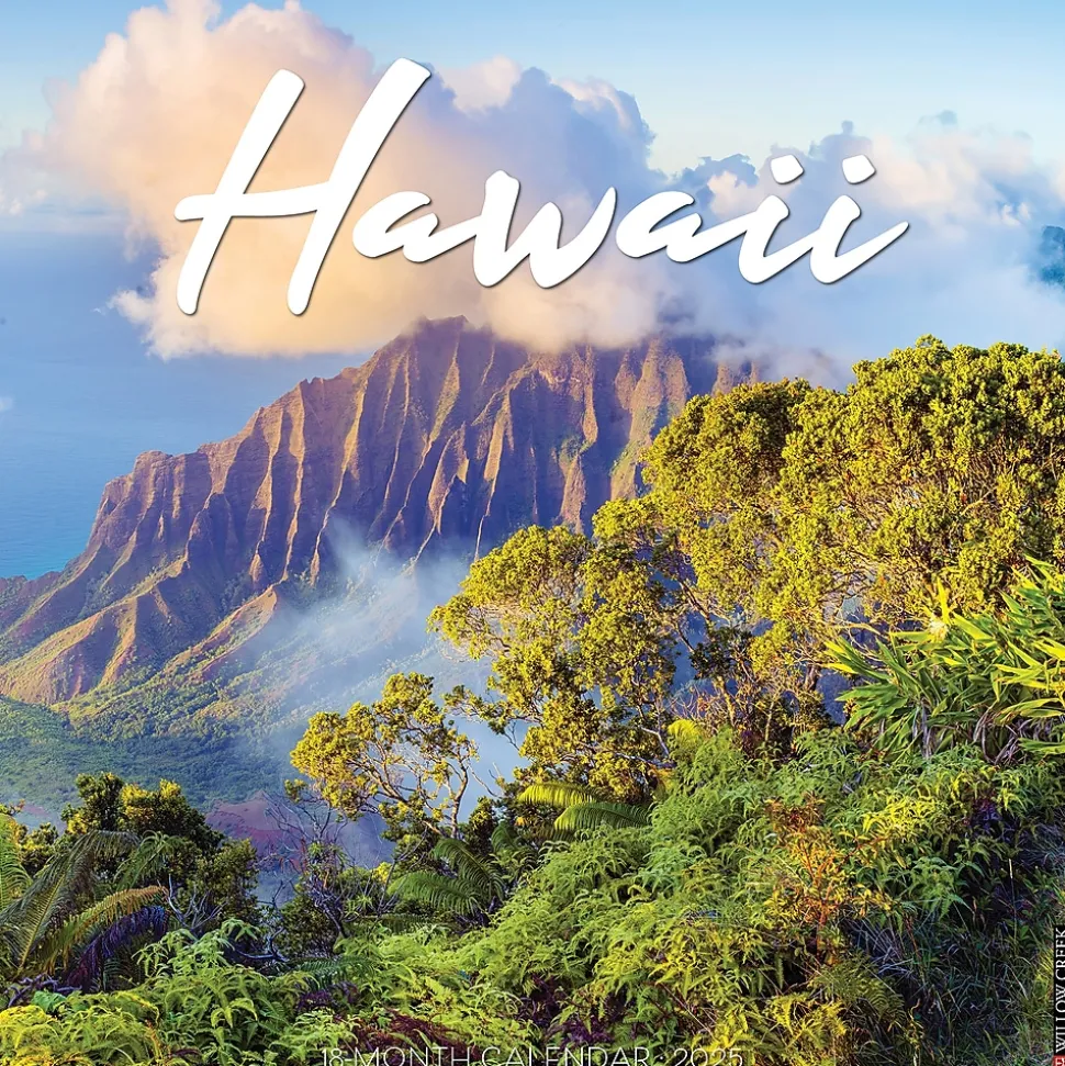 2025 Willow Creek Hawaii 12" x 12" Monthly Wall Calendar (43301)