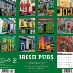 2025 Willow Creek Irish Pubs 12" x 12" Monthly Wall Calendar (43516)