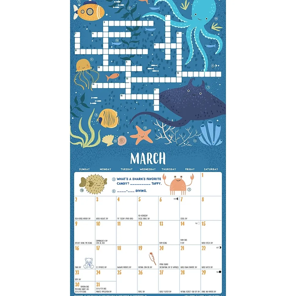 2025 Willow Creek Kid’s Plan It Activity 12" x 12" Monthly Wall Calendar (43622)