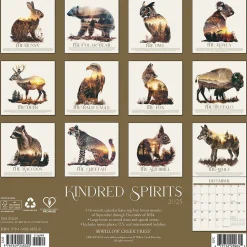2025 Willow Creek Kindred Spirits 12" x 12" Monthly Wall Calendar (48320)