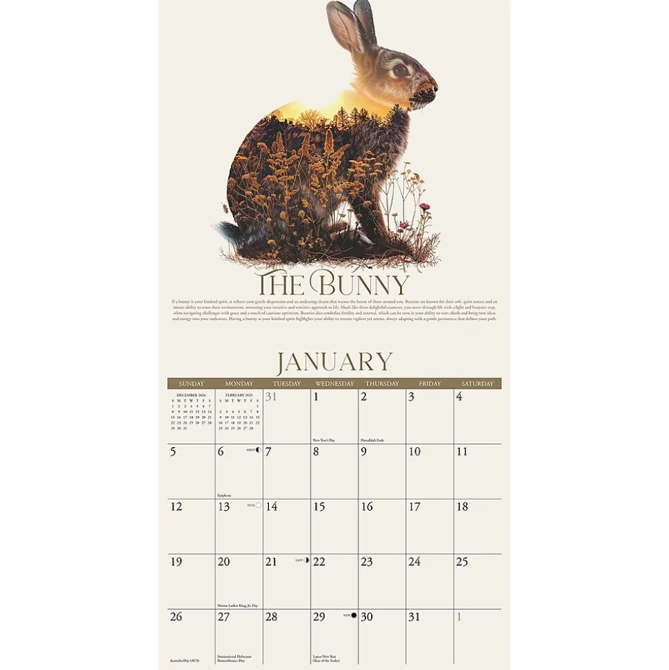 2025 Willow Creek Kindred Spirits 12" x 12" Monthly Wall Calendar (48320)