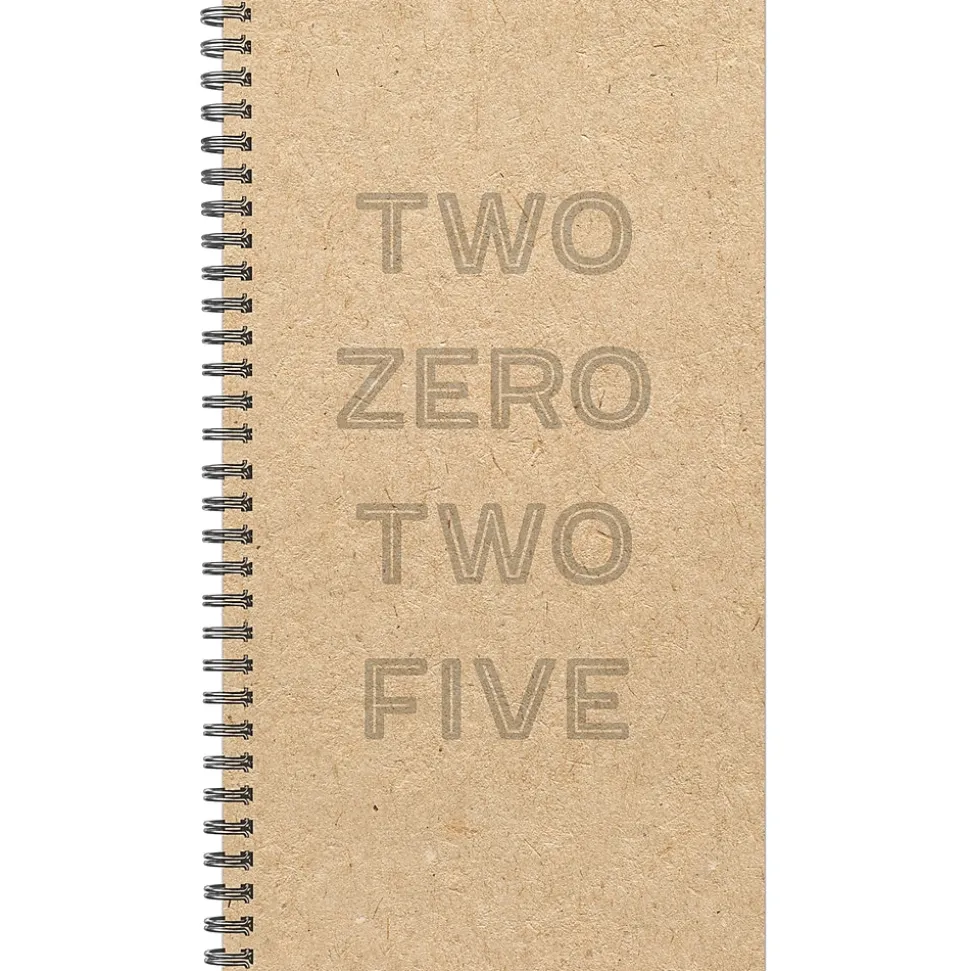 2025 Willow Creek Kraft Year 3.5" x 6.5" Weekly Planner Cover (48740)