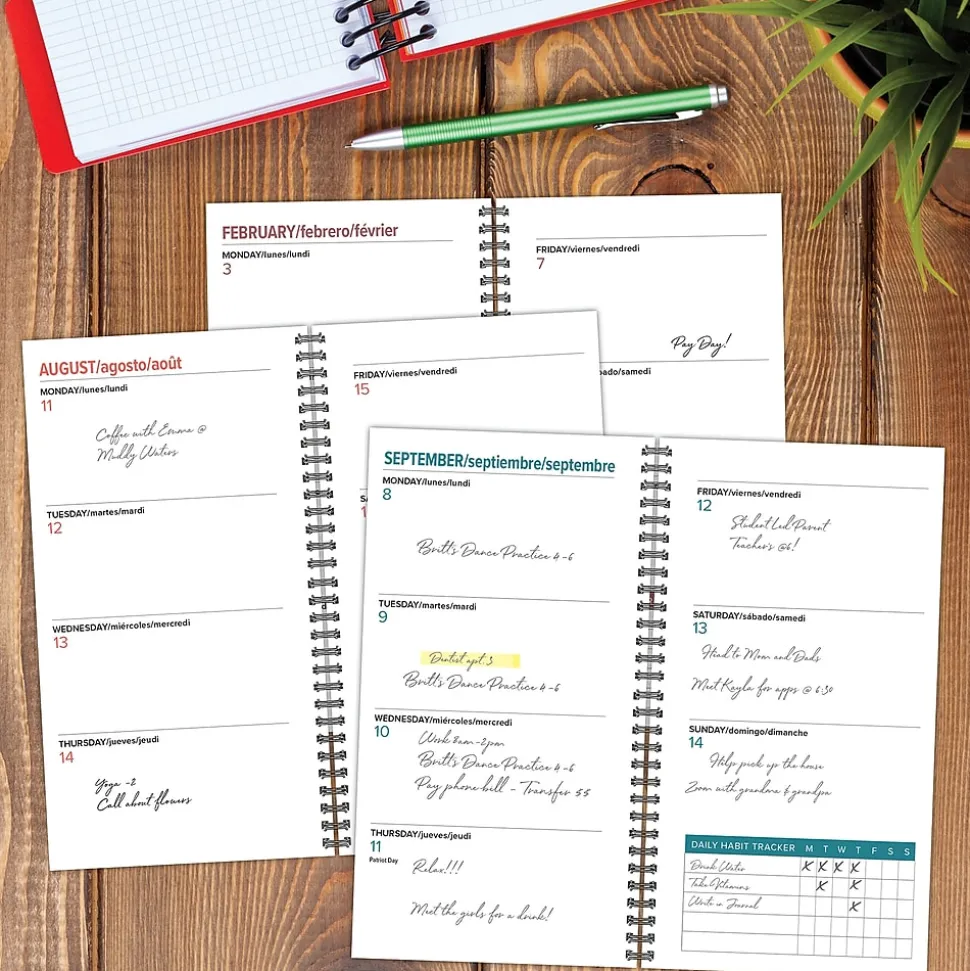 2025 Willow Creek Kraft Year 3.5" x 6.5" Weekly Planner Cover (48740)