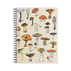 2024-2025 Willow Creek Mushrooms 6.5" x 8.5" Academic Weekly & Monthly Planner, Paper Cover, Multicolor (47453)