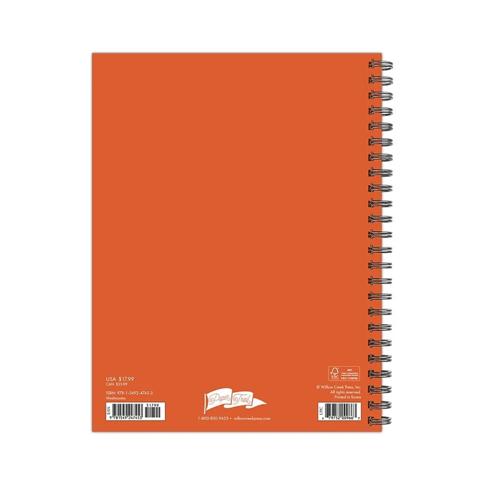 2024-2025 Willow Creek Mushrooms 6.5" x 8.5" Academic Weekly & Monthly Planner, Paper Cover, Multicolor (47453)