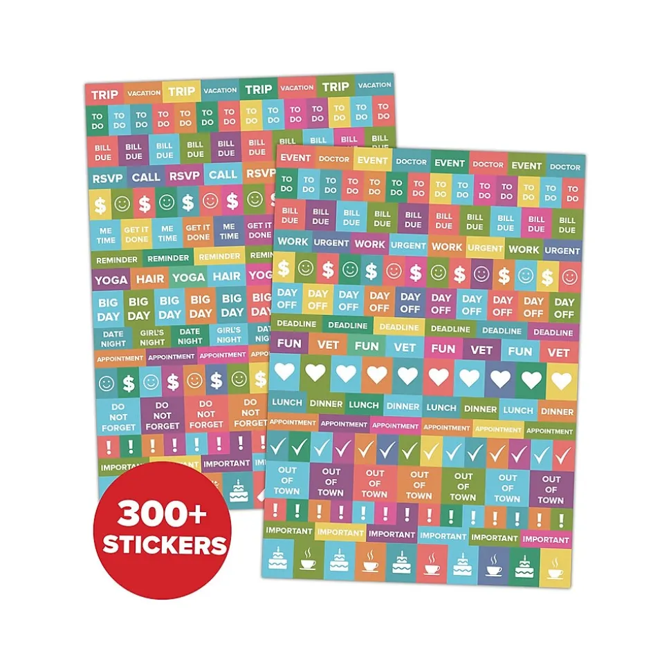 2024-2025 Willow Creek Mushrooms 6.5" x 8.5" Academic Weekly & Monthly Planner, Paper Cover, Multicolor (47453)