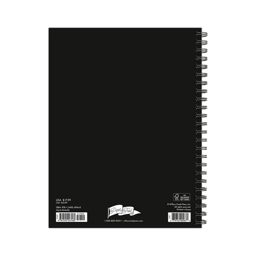 2024-2025 Willow Creek Mystic Butterfly 6.5" x 8.5" Academic Weekly & Monthly Planner, Paper Cover, Multicolor (47460)