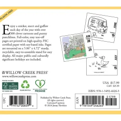 2025 Willow Creek Punny Cartoon-A-Day 5.4" x 6.2" Day-to-Day Calendar (46265)