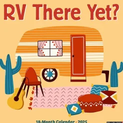 2025 Willow Creek RV There Yet? Camping Art 12" x 12" Monthly Wall Calendar (44711)
