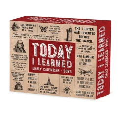 2025 Willow Creek Today I Learned - Facts and Daily Trivia 6" x 5.5" Day-to-Day Calendar (41055)