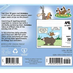 2025 Willow Creek Tundra Daily Comics 6" x 5.5" Day-to-Day Calendar (41079)