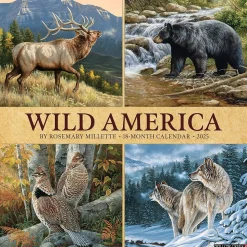 2025 Willow Creek Wild America 12" x 12" Monthly Wall Calendar (45459)