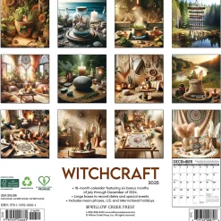 2025 Willow Creek Witchcraft-There's Magic in All of Us 12" x 12" Yearly Wall Calendar (46661)