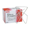 ACCO Ideal Butterfly Clamps, #1, Silver, 12/Box (A7072610)