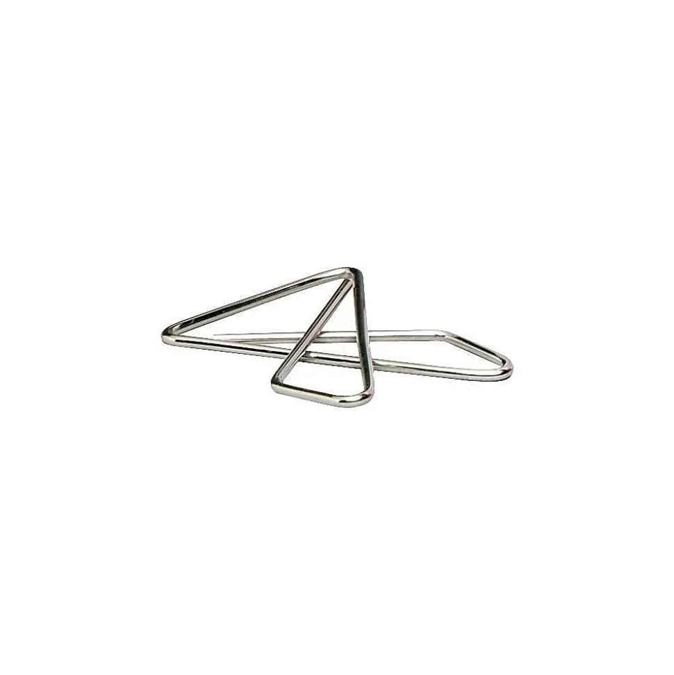 ACCO Ideal Butterfly Clamps, Small, Silver, 50/Box (A7072620)