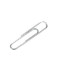ACCO® Premium Paper Clips, Jumbo, Silver, 1000/PK