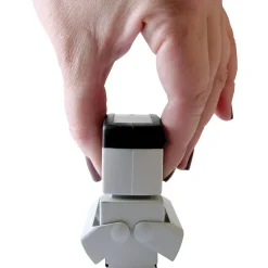 Accu-Stamp2 Two-Color Pre-Inked Shutter Message Stamp, CONFIDENTIAL, Blue/Red Ink (035536)