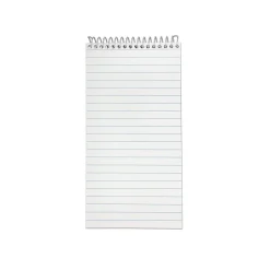 Ampad Earthwise Reporter's Notepads, 4" x 8", Gregg Ruled, White, 70 Sheets/Pad, 12 Pads/Pack (TOP25-280R)