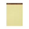 Ampad Gold Fibre Notepads, 8.5" x 11.75", Narrow Ruled, Canary, 50 Sheets/Pad, 12 Pads/Pack (TOP 20-022)