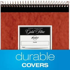 Ampad Gold Fibre Retro Writing Pad, 8.5" x 11.75", Wide Ruled, White, 70 Sheets/Pad (20-008R)