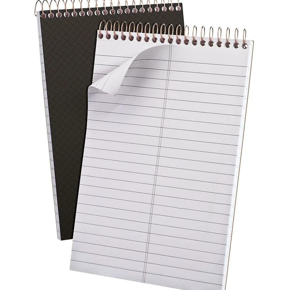 Ampad Gold Fibre Steno Pad, 6" x 9", Gregg Ruled, Gray, 100 Sheets/Pad (20-808R)