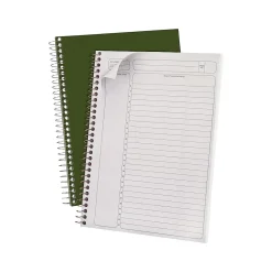 Ampad Gold Fibre Subject Notebooks, 7.25" x 9.5", Cornell, 84 Sheets, Green (20-816)