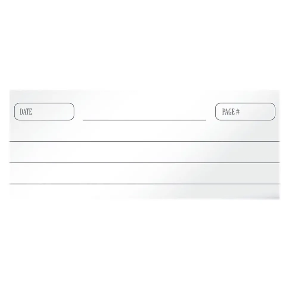 Ampad Gold Fibre Subject Notebooks, 5" x 7", College Ruled, 100 Sheets, Green (20-801R)