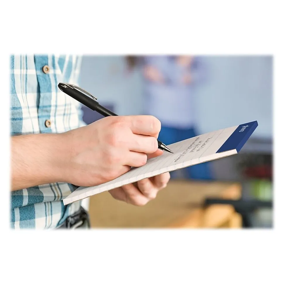 Ampad Notepads, 5" x 8", College, White, 50 Sheets/Pad, 12 Pads/Pack (TOP20-304)