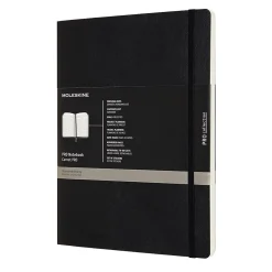 Assorted Publishers Professional Notebooks, 7.5" x 9.75", Narrow Ruled, 96 Sheets, Black (620831)