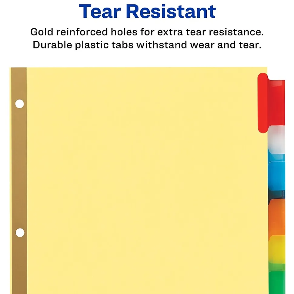 Avery Big Tab Insertable Paper Divider, 8 Tabs, Multicolor, 1 Set (11111)