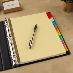 Avery Big Tab Insertable Paper Divider, 8 Tabs, Multicolor, 1 Set (11111)