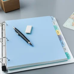 Avery Big Tab Write & Erase Plastic Divider, 8 Tabs, Multicolor, 1 Set (16171)
