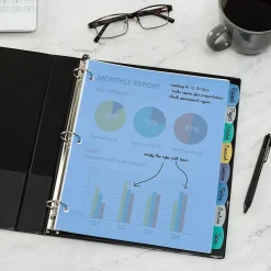 Avery Big Tab Write & Erase Plastic Divider, 8 Tabs, Multicolor, 1 Set (16171)