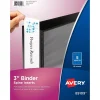 Avery Binder Spine Inserts, 3" Spine Width, White, 15/Pack (89109)
