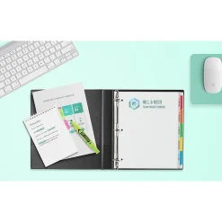 Avery Clear Easy View Plastic Dividers, 8 Tabs, Multicolor (16741)