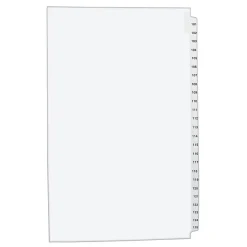 Avery Collated Preprinted Dividers, 25-Tabs, White, Set (01434)