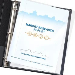 Avery Diamond Clear Side Insert Sheet Protectors, Heavyweight, 900/Carton (76001)